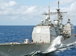 Військові кораблі США в Ормузькій протоці