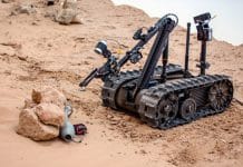 український робот-сапер розмінування