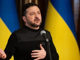 Володимир Зеленський під час виступу