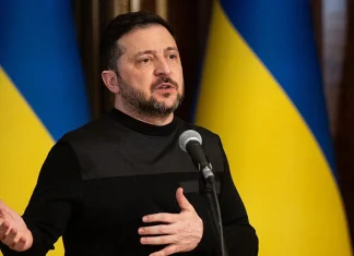 Володимир Зеленський під час виступу