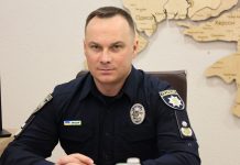 Ivan Vyhivskyi during a briefing