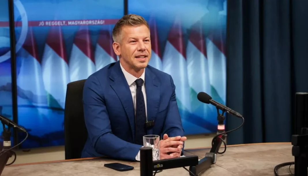 Прем’єр Угорщини Петер Мадяр на пресконференції