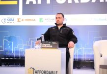 Kirill Budanov speaks at a press conference