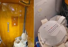 Toilet on board the Artemis II