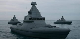 inflatable warship of Britain