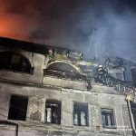 Night shelling of Kharkiv, damage