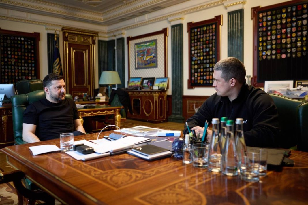 Зеленський і Федоров на зустрічі