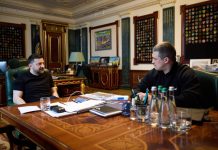 Зеленський і Федоров на зустрічі