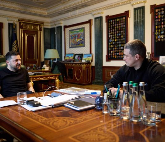 Зеленський і Федоров на зустрічі