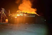 Зруйноване відділення Нової пошти після атаки