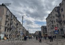 Russia attacks Kramatorsk: the terrible consequences Damaged houses after airstrike in Kramatorsk