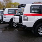 The SES received 4 armoured vehicles for evacuation