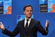 Генсек НАТО Марк Рютте на брифінгу