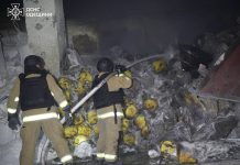 Fire in Odesa port after drone attack