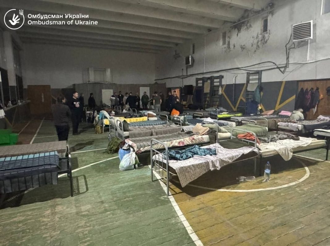 Conditions in the shopping centre in Uzhhorod