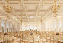 banquet hall in the White House