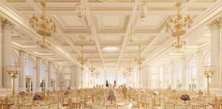 banquet hall in the White House
