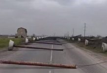 Херсон без світла через обстріли і буревій