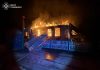 Пожежа після російського обстрілу на Сумщині
