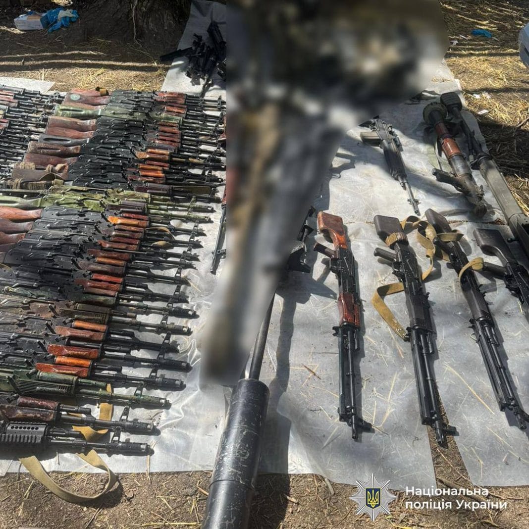 Special operation Black Shell, seizure of weapons
