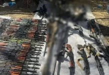 Special operation Black Shell, seizure of weapons