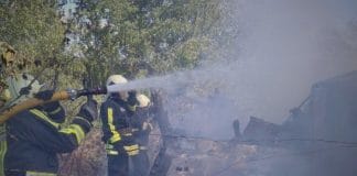 Fire in Transcarpathia caused by dry grass