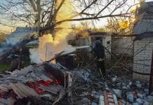 Shelling of a private house in Kharkiv region