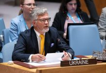 Melnyk speaks at the UN