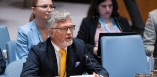 Melnyk speaks at the UN