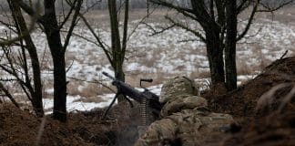 Ukrainian Armed Forces soldiers on the frontline