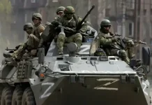 The Russian army is slowing down its advance
