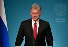 Kremlin makes new statement on diplomatic end to war Russian Presidential Press Secretary Dmitry Peskov speaking at a press conference