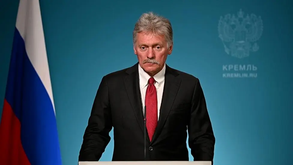 1779703789524234_E2POzKkL Прес-секретар президента РФ Дмитро Пєсков під час виступу на пресконференції