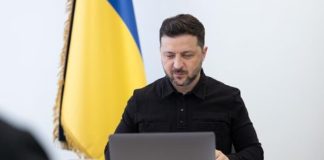 Зеленський під час переговорів з європейськими лідерами