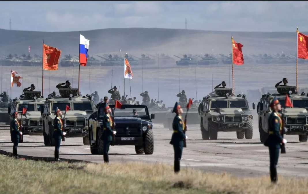 China secretly trained Russians for war