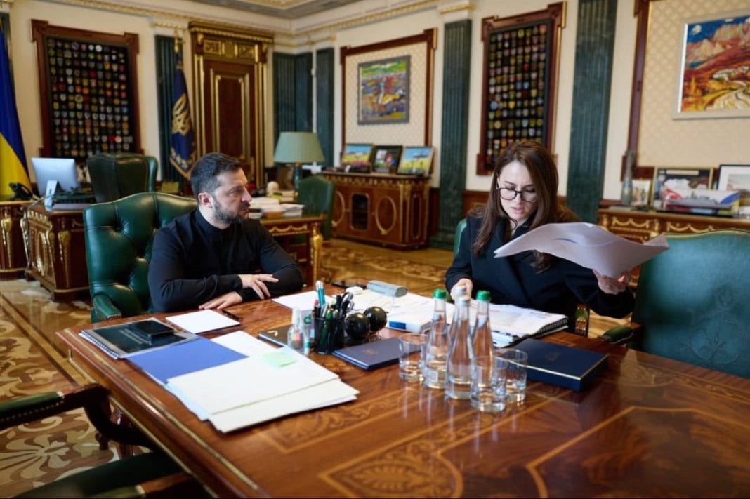 Zelensky and Svyrydenko discuss support for