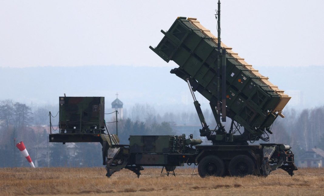 430997 Patriot missiles at a military training ground