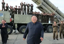 North Korea tests tactical missiles with artificial intelligence North Korean missiles during a test in the presence of Kim Jong-un