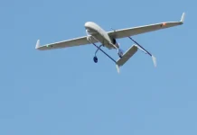 Belarus reports 116 drones from Ukraine in a week An unmanned aerial vehicle in the sky