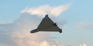 NATO fighter jet in the skies of Lithuania