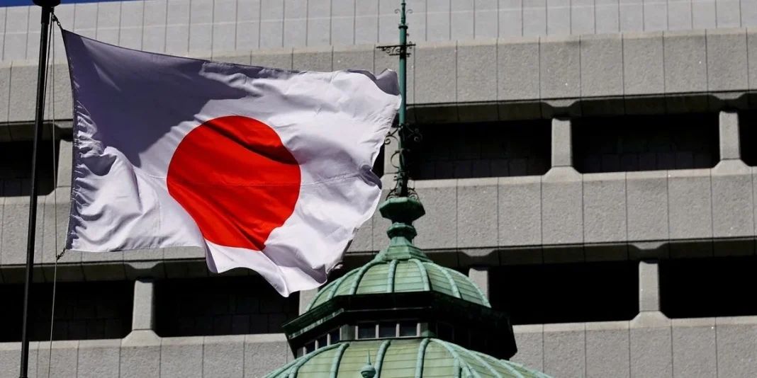 8e628e6f44a957dfb7587de6e193e790 The flag of Japan during an international security meeting.