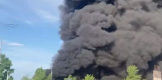 Fire at chemical plant in Russia after drone attack