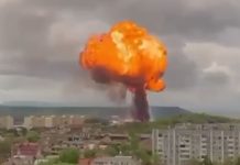 Explosion at a petrol station in Pyatigorsk