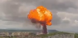 Explosion at a petrol station in Pyatigorsk
