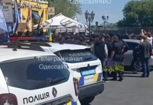 Clash during an LGBT rally in Odesa