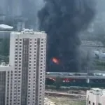 У Москві масштабна пожежа, область сколихнули вибухи