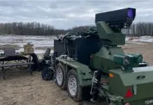 В Україні випробували секретну лазерну систему «Тризуб» Лазерна система «Тризуб» для знищення дронів