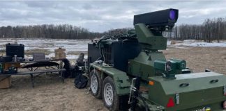 В Україні випробували секретну лазерну систему «Тризуб» Лазерна система «Тризуб» для знищення дронів