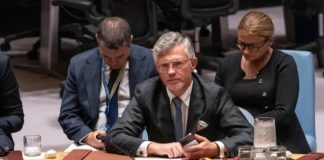 Melnyk at UN Security Council calls for withdrawal of Russia's permanent membership status Andriy Melnyk addresses the UN Security Council