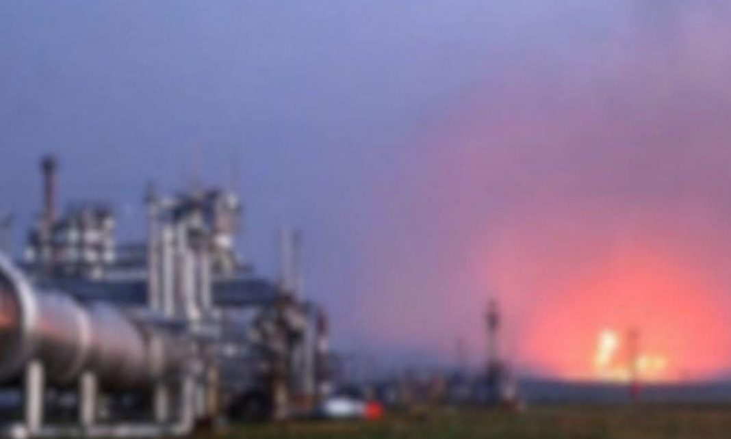 Пожежа на нафтогазовому об’єкті у Харківській області після атаки